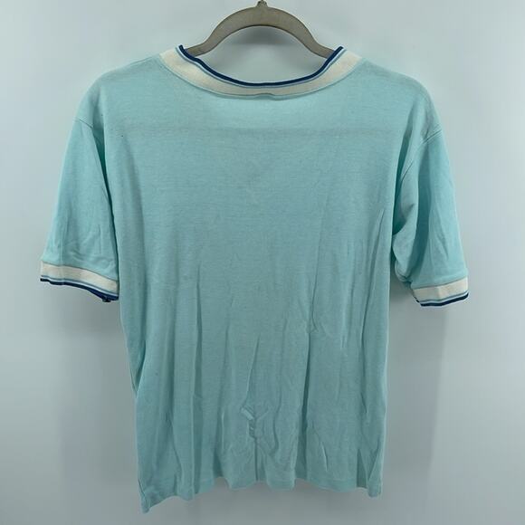 Vintage single stitched Grand Canyon Arizona V-neck banded short sleeve t-shirt - Picture 8 of 8